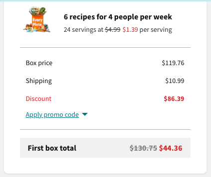24 Meals Delivered to Your Door for $44.36 SHIPPED (A $130 Value)