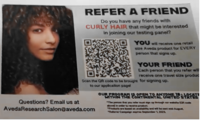 aveda-research-program-free-products