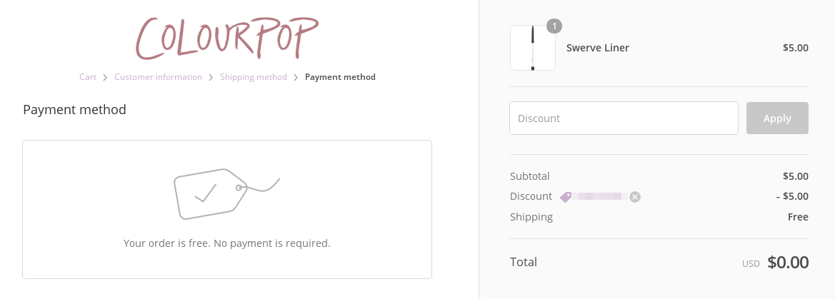 All free ColourPop Coupon Codes & Discount Codes - Up To 60% Off in October 12222