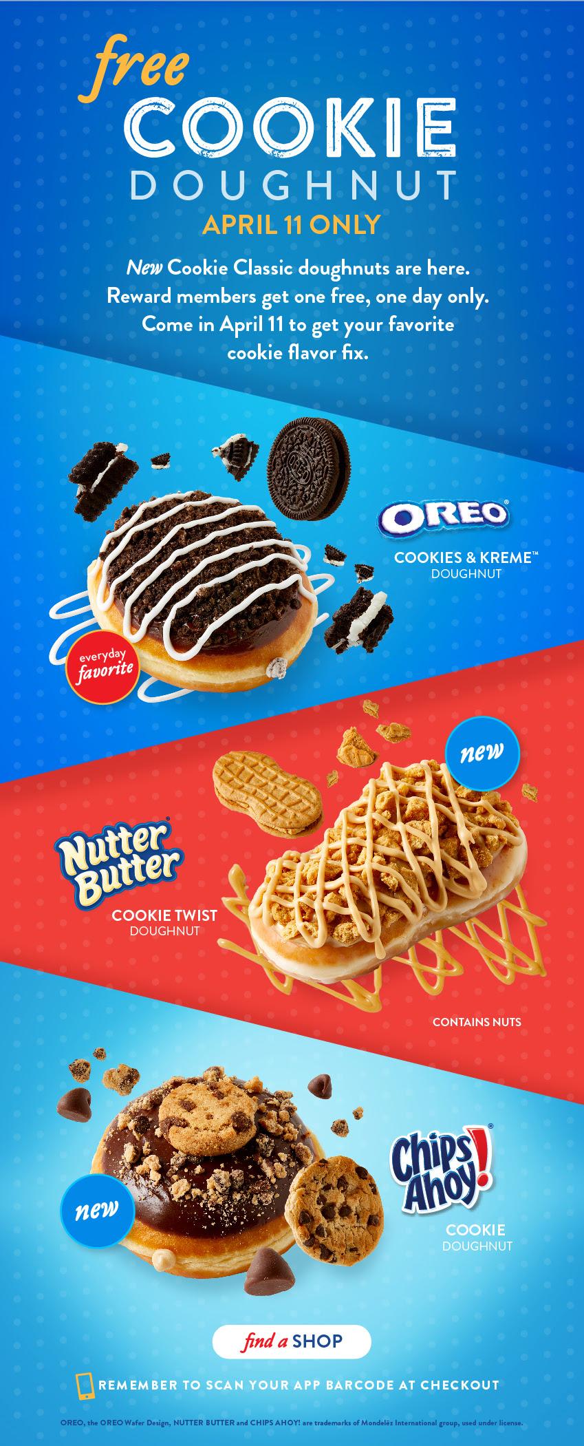 FREE Cookie Doughnut