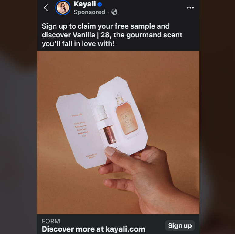 kayali-vanilla-sponsored-ad
