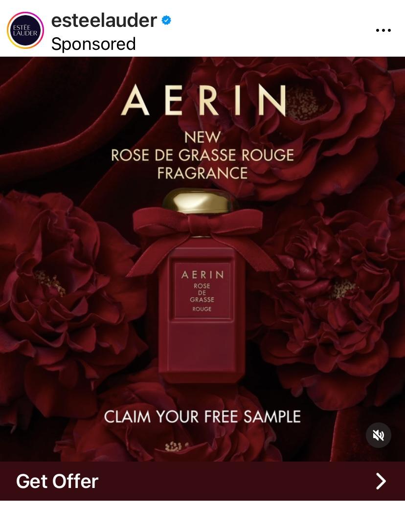 Possible Free AERIN Rose Sample VonBeau