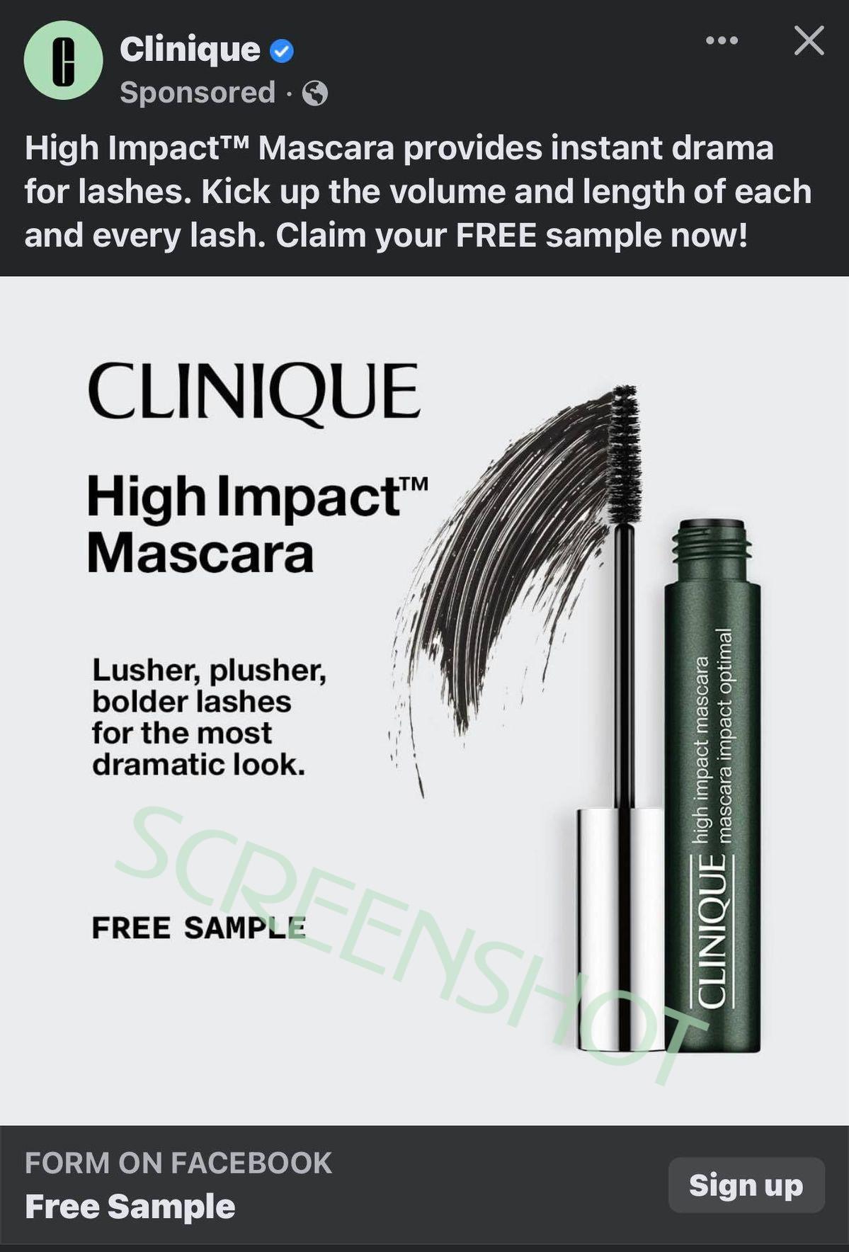 screenshot-free-clinique-high-impact-mascara-sample