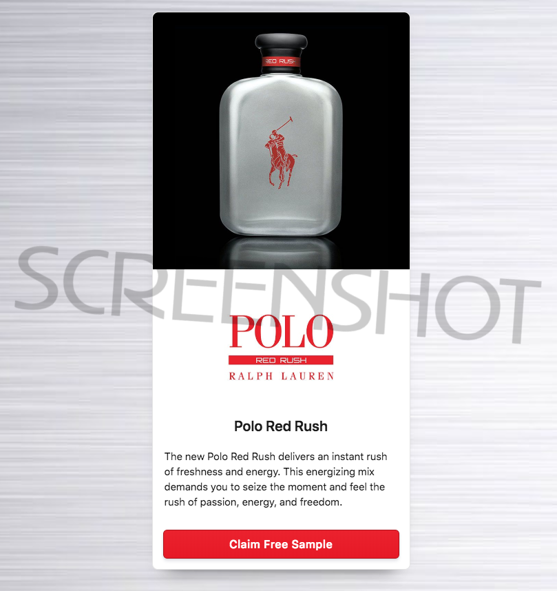 polo red rush sample