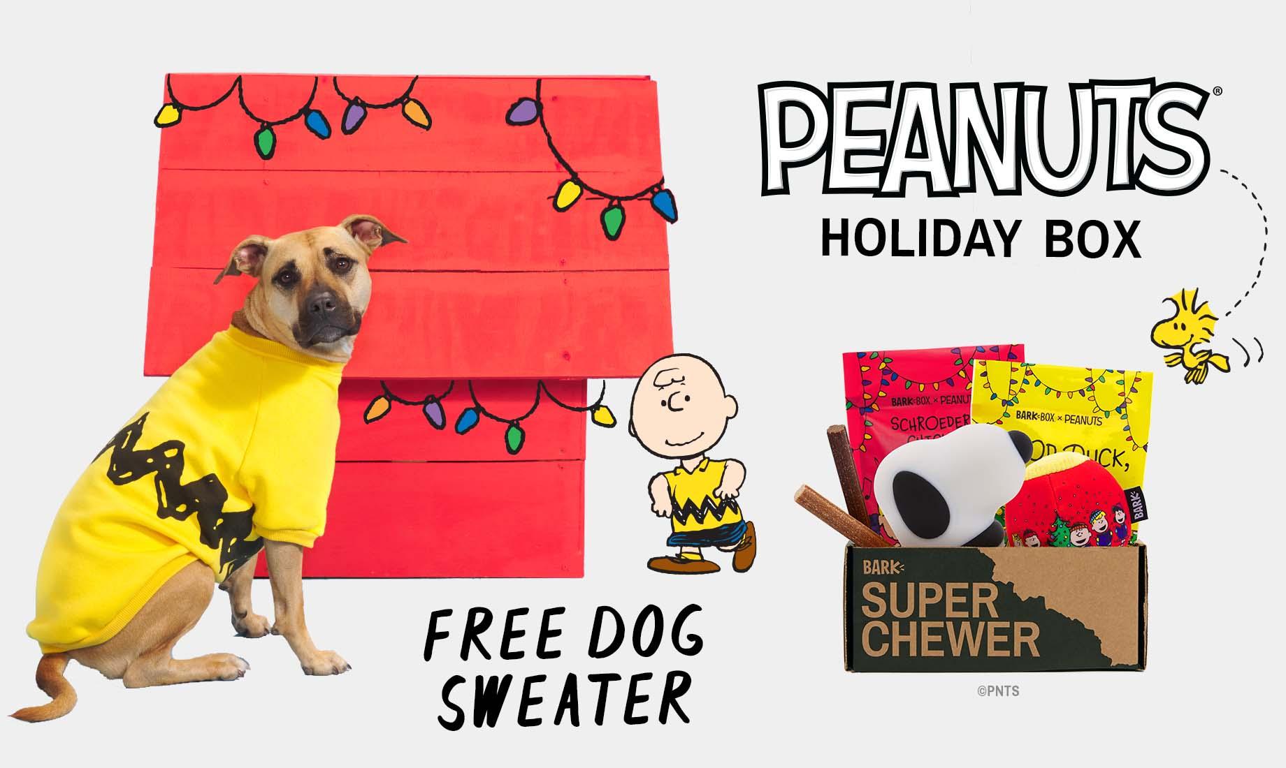 Super Chewer Free Peanuts Sweater Promo
