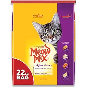 22lb Bag of Meow Mix Dry Cat Food $10.03