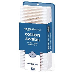 500ct Amazon Basics Cotton Swabs $2.57