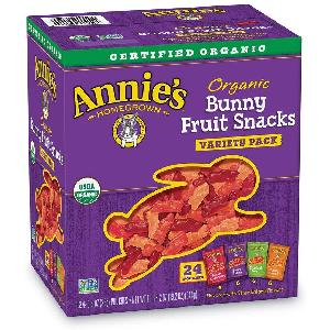 24pk Annie's Organic Bunny Fruit Snacks $8