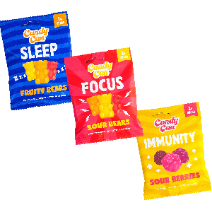 3 CandyCan Gummies Sample Packs for $2