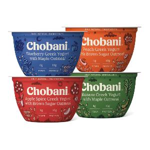 FREE Chobani Greek Yogurt with Oatmeal