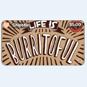FREE $5 Chipotle Gift Card