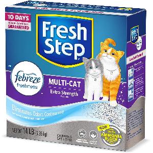 14lb Fresh Step Multi-Cat Litter $3.10