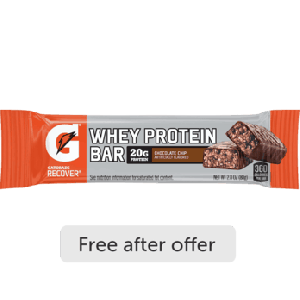 FREE Gatorade Recover Protein Bar