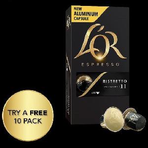 FREE 10-Pack of L’OR Espresso Capsules