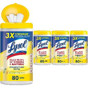 320ct Lysol Disinfecting Wipes $9.21