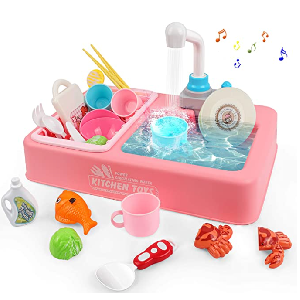 Rabing Pretend Play Kitchen Sink Toy Set $17.49 (Reg. $34.99) & VonBeau.com