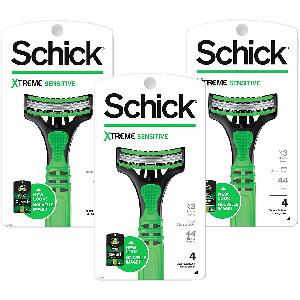 12 Schick Xtreme 3 Sensitive Razors $5.68