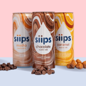FREE can of Siips Milk Protein Drink