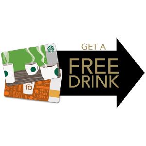 starbucks free drink father's day