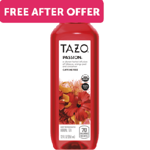 FREE Bottle of TAZO Tea