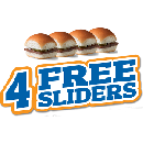 4 Free Sliders at White Castle