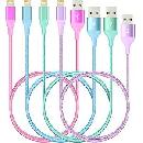 4pk iPhone Lightning Charging Cables $7.50