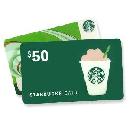 Free $50 in Starbucks Gift Cards