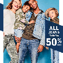 50% Off ALL Jeans for the Family