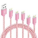 iPhone Lightning Charging Cables 5pk $7.79