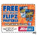 Free Flipz Pretzels at Xtra Mart