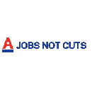Jobs Not Cuts FREE Sticker