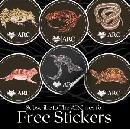 Free Amphibians and Reptiles Stickers
