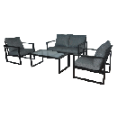 4pc Steel Outdoor Patio Set $269