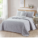 Bibb Home 4 Pc Embroidered Quilt Set $35