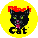 FREE Black Cat Fireworks Sticker