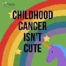 Free 'Childhood Cancer Isn't Cute' Sticker