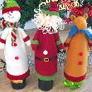Free Christmas Wine Bags