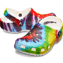 Crocs Tie-Dye Graphic Clog Shoes ONLY $4