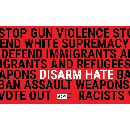 FREE 'Disarm Hate' Bumper Sticker