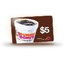 Free $5 Dunkin' Gift Card