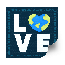 FREE Earth Month 'LOVE' Sticker