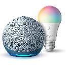 Echo Dot (4th Gen) + Smart Bulb $19.99