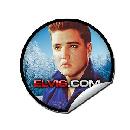 Free Elvis at Christmas Sticker