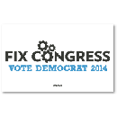 Free Vote Democrat 2014 Sticker