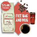 FREE Bag of Coffee + FREE Travel Mug