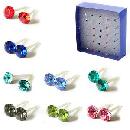 Free Crystal Stud Earrings