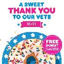 FREE Donut for Veterans at Dunkin on 11/11