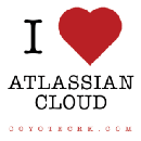 FREE I Love Atlassian Cloud Sticker