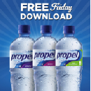 Free Propel Workout Water