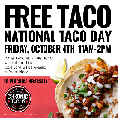Free Chronic Taco on Oct 4th